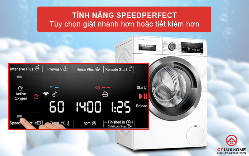 Tiết kiệm đến 65% thời gian khi kích hoạt thêm SpeedPerfect