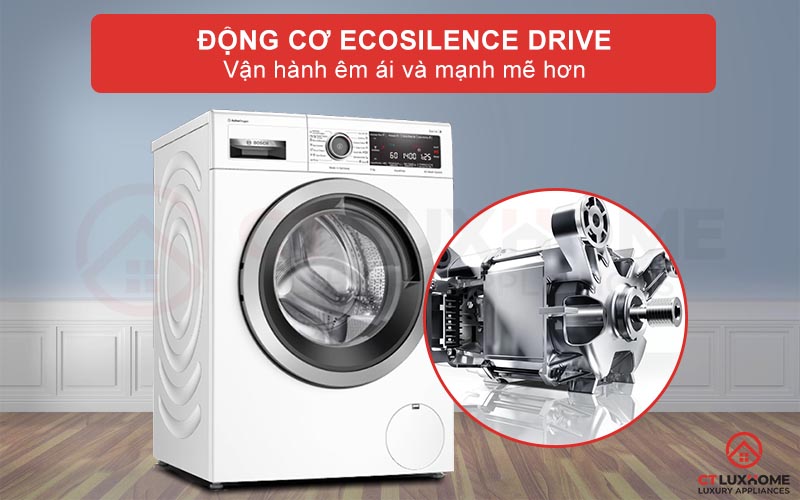 Động cơ EcoSilence Drive vận hành máy êm ái và mạnh mẽ hơn