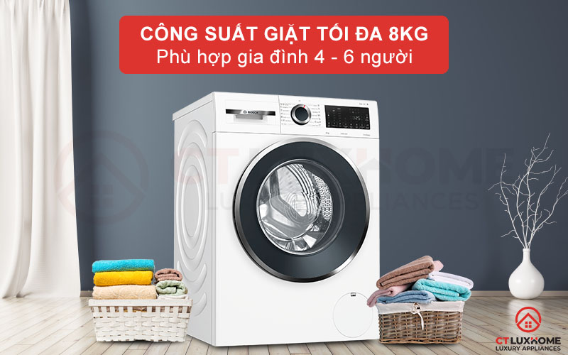 Dung tích chứa lớn, phù hợp gia đình 4 - 6 người