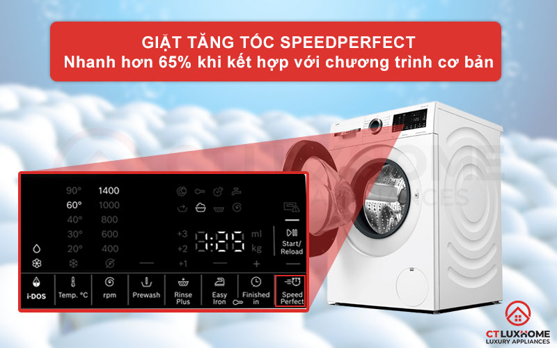 Với SpeedPerfect nhanh hơn 65% khi kết hợp với các chương trình cơ bản