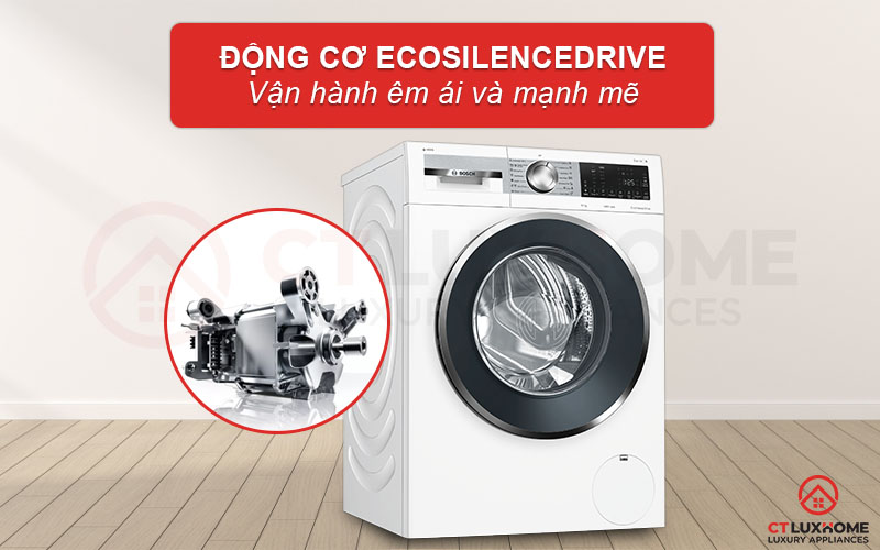 Động cơ EcoSilence hoạt động mạnh mẽ vận hành êm ái và yên tĩnh