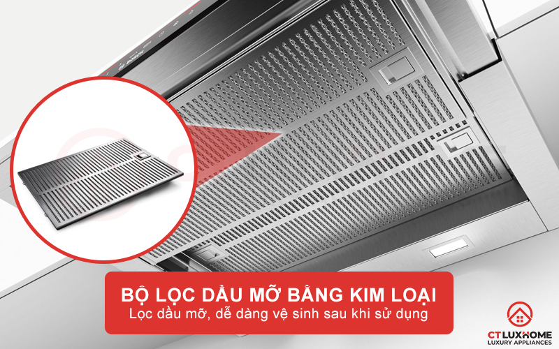 Đảm bảo hiệu suất hút tối đa với bộ lọc dầu mỡ bằng kim loại