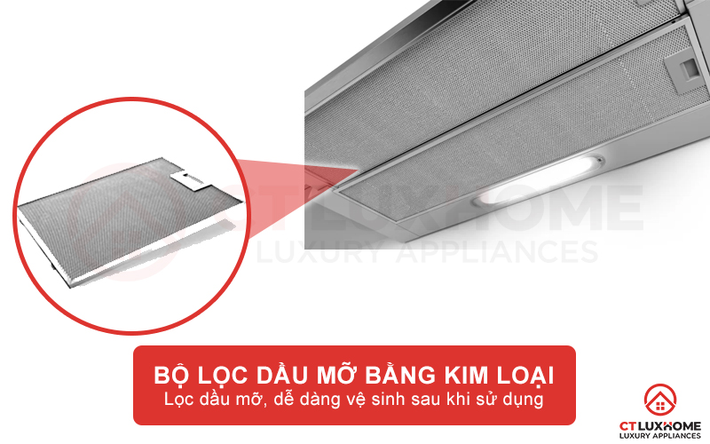 Đảm bảo hiệu suất hút tối đa với bộ lọc dầu mỡ bằng kim loại