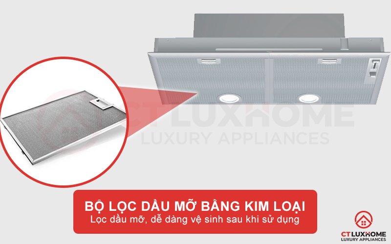 Đảm bảo hiệu suất hút tối đa với bộ lọc dầu mỡ bằng kim loại