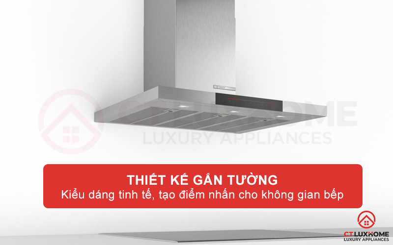 Máy thuộc loại gắn tường có hình dạng chữ T ngược