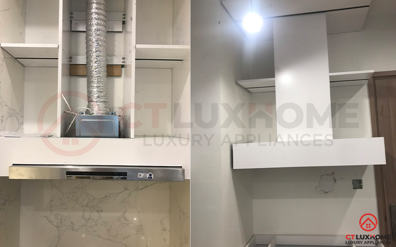 Hình ảnh thực tế của máy hút mùi DWB77IM50