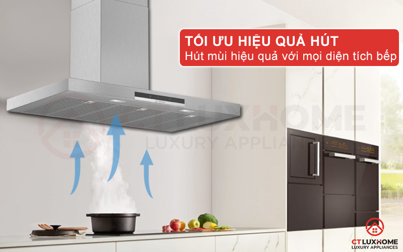 Tối ưu hiệu quả hút cho căn bếp với mọi diện tích khác nhau