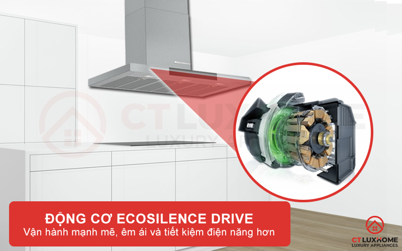 Động cơ EcoSilence Drive hỗ trợ vận hành mạnh mẽ và êm ái