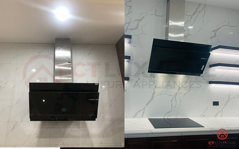 Hình ảnh thực tế của máy hút mùi DWK97JM60