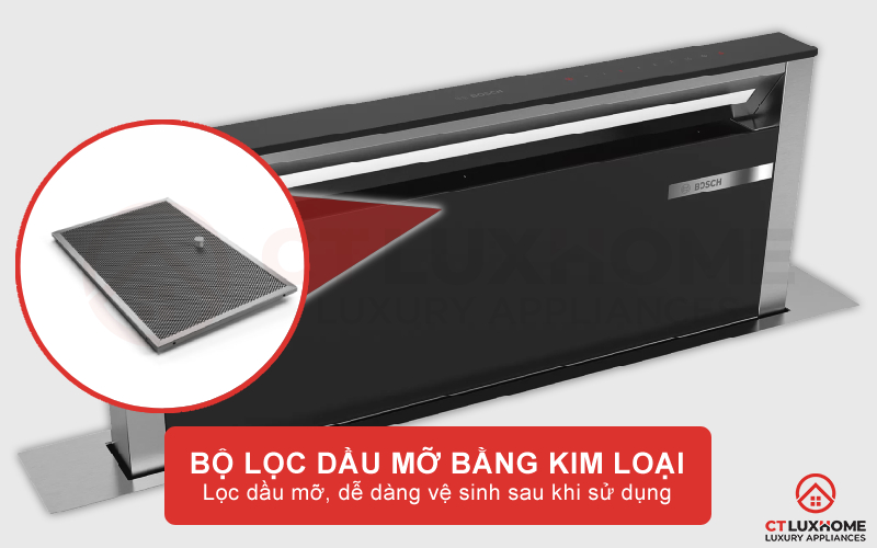 Đảm bảo hiệu suất hút tối đa với bộ lọc dầu mỡ bằng kim loại