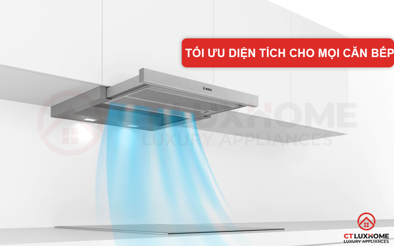 Tối ưu hiệu quả hút hơn cho căn bếp với mọi diện tích khác nhau