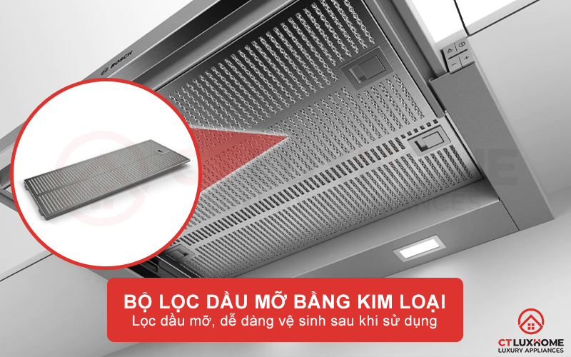 Đảm bảo hiệu suất hút tối đa với bộ lọc dầu mỡ bằng kim loại