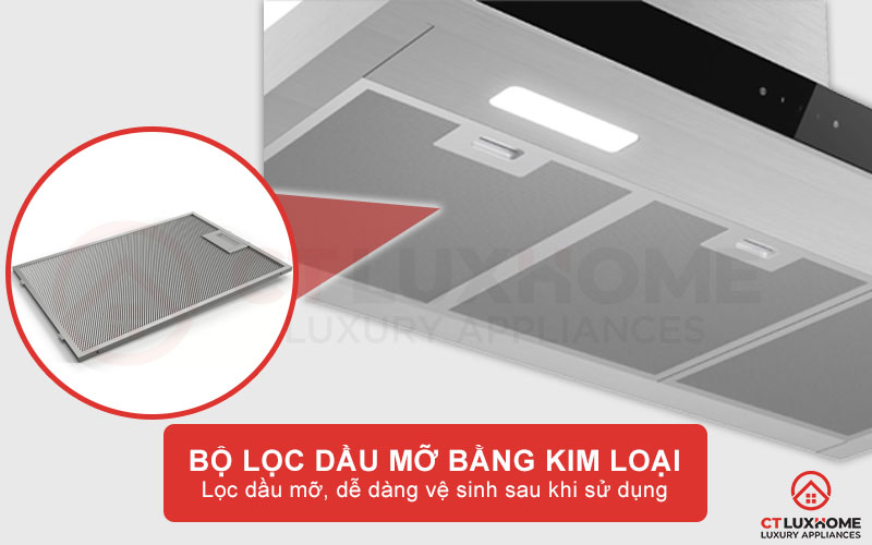 Đảm bảo hiệu suất hút tối đa với bộ lọc mỡ bằng kim loại