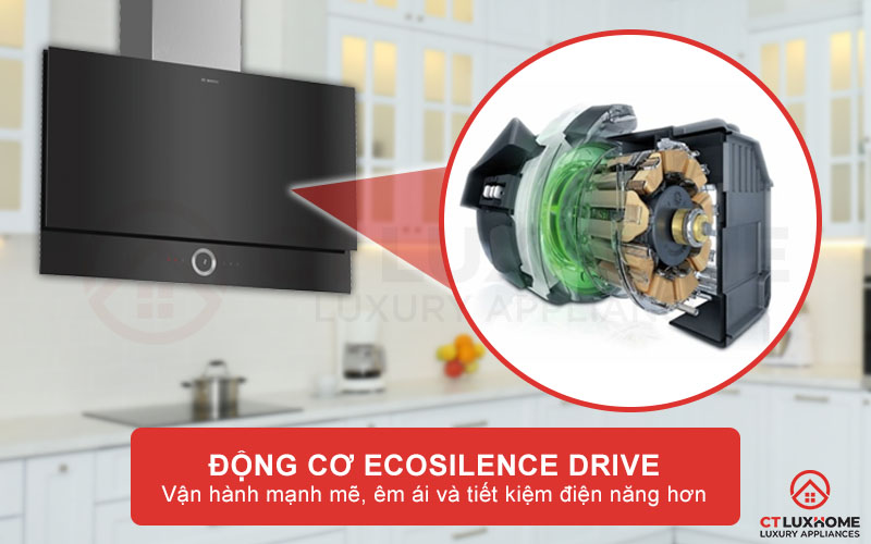 Động cơ EcoSilence Drive hỗ trợ vận hành mạnh mẽ và êm ái