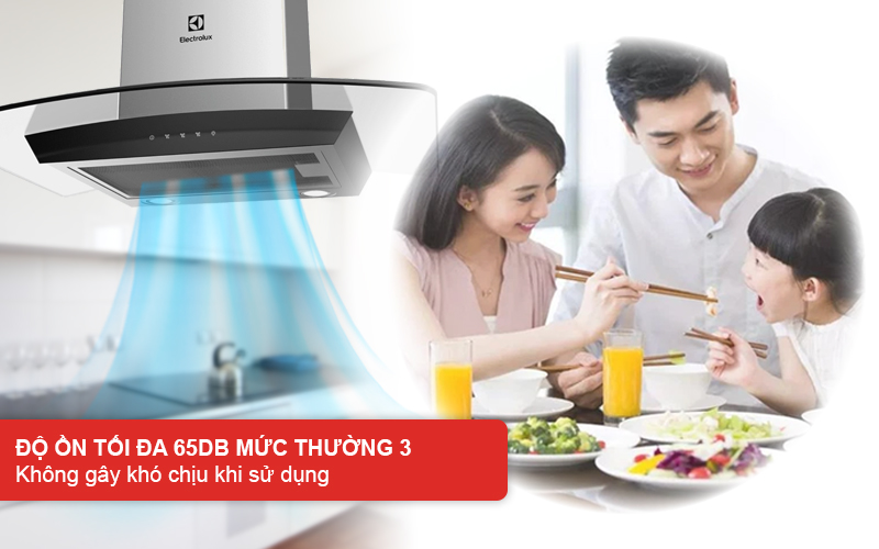 Không gây khó chịu khi sử dụng, tạo cảm giác dễ chịu với độ ồn tối đa 65dB