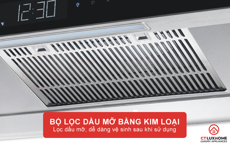 Bộ lọc dầu mỡ lọc sạch cặn thức ăn và dầu mỡ, dễ dàng vệ sinh