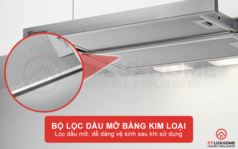 Đảm bảo hiệu suất hút tối đa với bộ lọc mỡ bằng kim loại