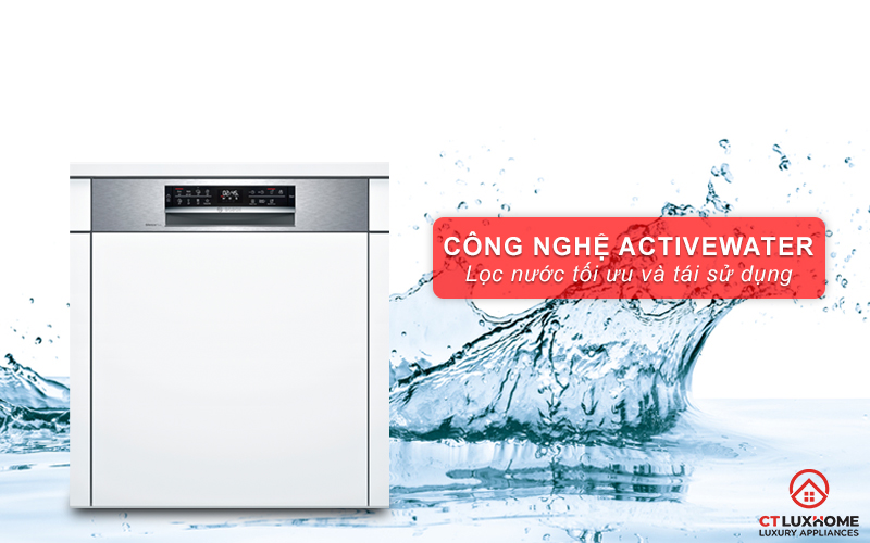 Công nghệ ActiveWater hỗ trợ lọc nước tối ưu hơn.