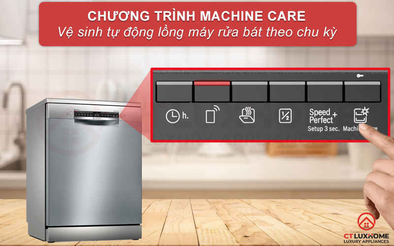 Lựa chọn Machine Care khi cần vệ sinh bên trong khoang máy