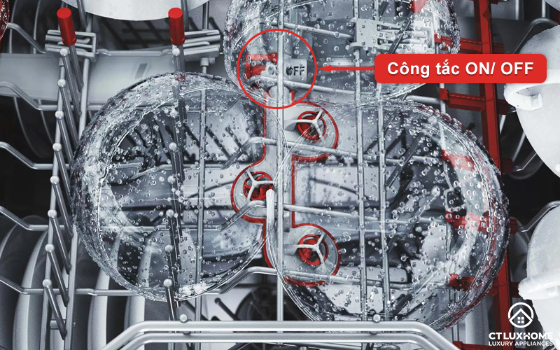 Công tắc ON/ OFF để bật tắt hệ thống Extra Clean Zone.