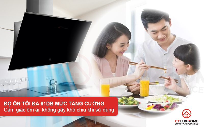 Công nghệ SilenceTech mang đến người dùng cảm giác dễ chịu kể cả khi độ ồn tối đa 61dB