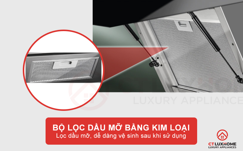 Đảm bảo hiệu suất hút tối đa với bộ lọc mỡ bằng kim loại