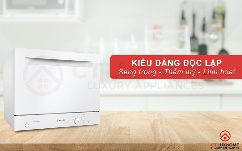 Thiết kế độc lập để bàn linh hoạt, kiểu dáng nhỏ gọn