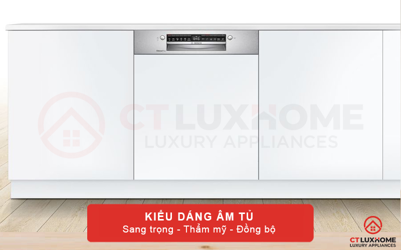Kiểu dáng âm tủ sang trọng phù hợp với nhiều mẫu tủ bếp