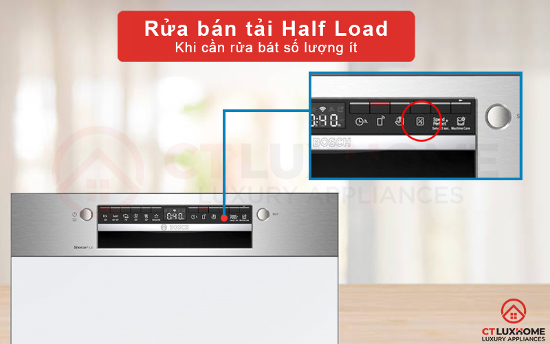 Rửa bán tải giúp bạn linh hoạt khi lượng bát đĩa cần rửa ít