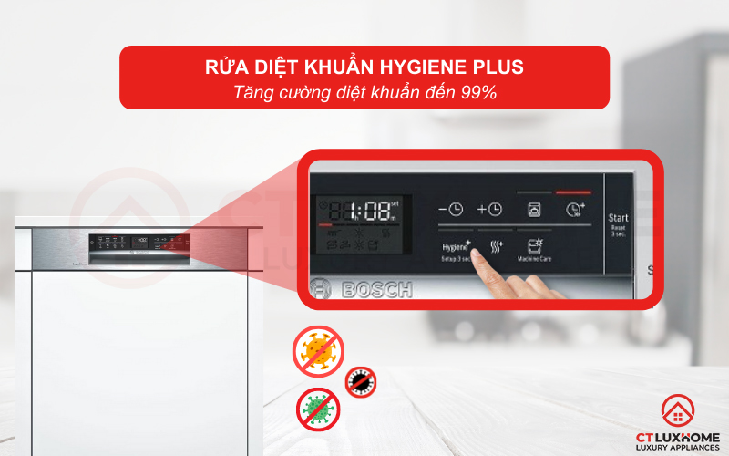 Tính năng Hygiene Plus diệt vi khuẩn, nấm mốc và bảo vệ sức khỏe người dùng