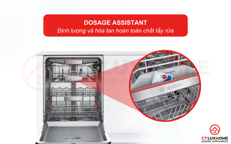 Hỗ trợ hòa tan hiệu quả chất tẩy rửa với hệ thống Dosage Assistant