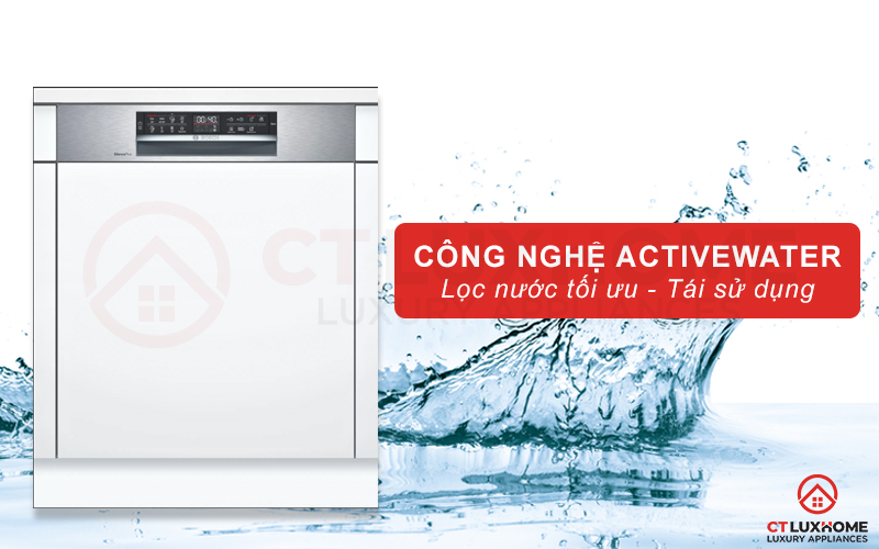 Tối ưu lượng nước từng chu kỳ theo công nghệ ActiveWater