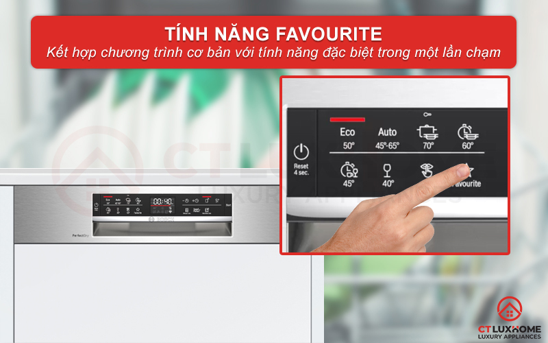 Kết hợp chương trình cơ bản với tính năng đặc biệt trong một nút nhấn.