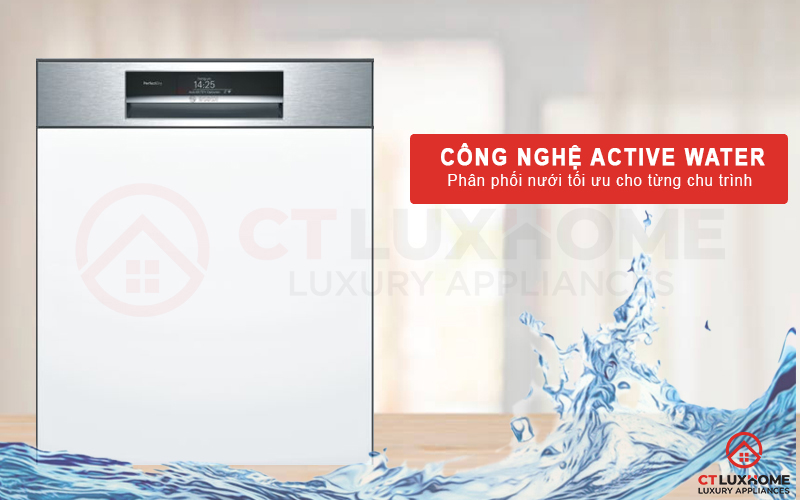 Công nghệ Active Water sử dụng hợp lý nguồn nước rửa