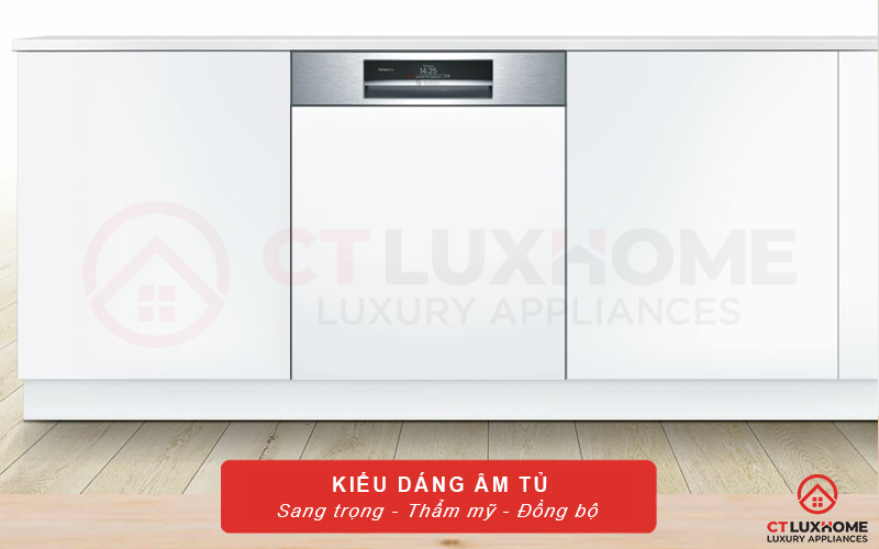 Kiểu dáng âm tủ sang trọng và hiện đại phù hợp với mọi không gian bếp