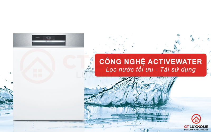 Công nghệ ActiveWater tối ưu hóa hiệu quả sử dụng nước