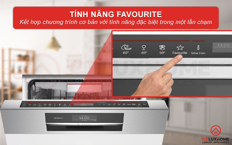 Kết hợp chương trình cơ bản và tính năng đặc biệt trong 1 nút ấn