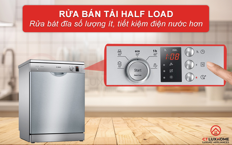 Chương trình rửa bán tải tiết kiệm điện, nước hiệu quả