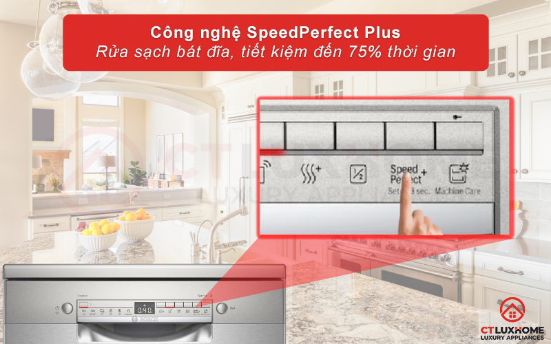 Tiết kiệm 75% thời gian nhờ tính năng SpeedPerfect Plus