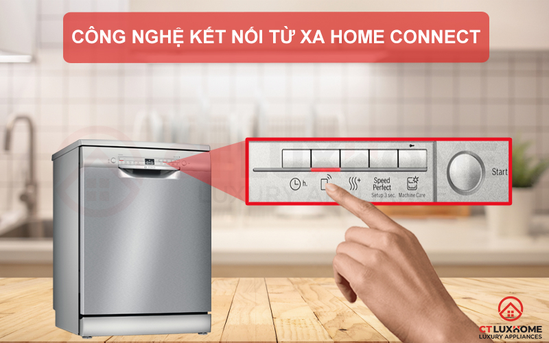 Công nghệ Home Connect giúp kết nối, điều khiển máy từ xa