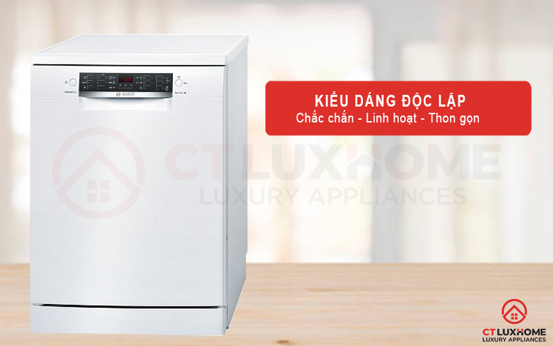 Kiểu dáng độc lập chắc chắn phù hợp với việc lắp đặt độc lập hoặc âm tủ