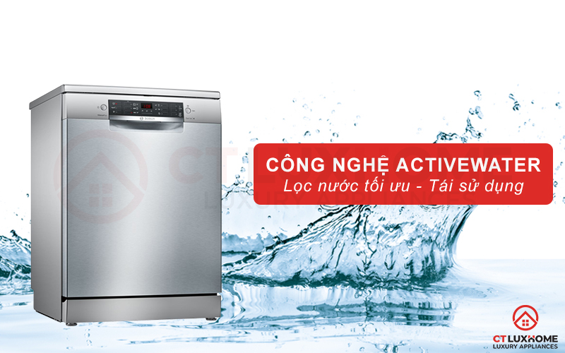 Công nghệ ActiveWater: Ít nước, ít năng lượng, hiệu quả hơn