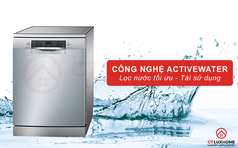 Công nghệ ActiveWater: Ít nước, ít năng lượng, hiệu quả hơn