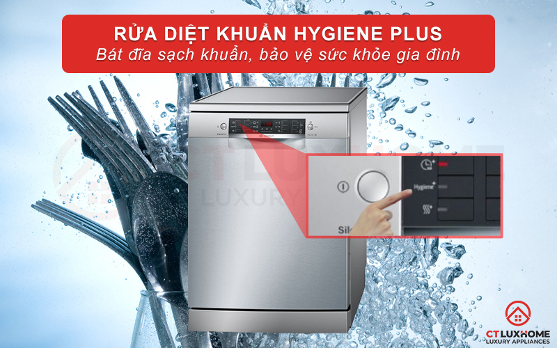 Chức năng Hygiene Plus mang lại hiệu quả diệt khuẩn tối đa