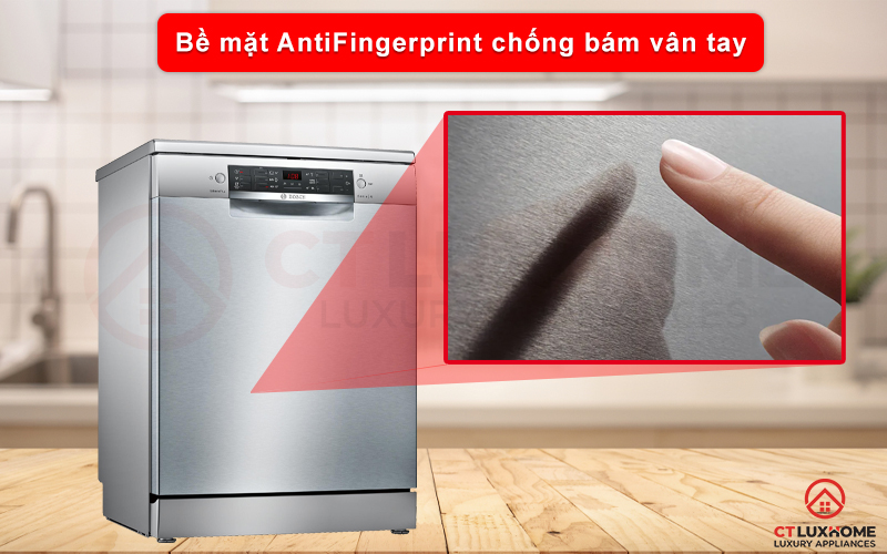 Bề mặt AntiFingerPrint chống bám vân tay