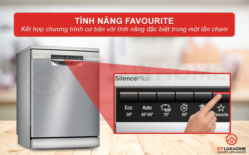 Kết hợp chương trình cơ bản và tính năng đặc biệt trong một nút nhấn.