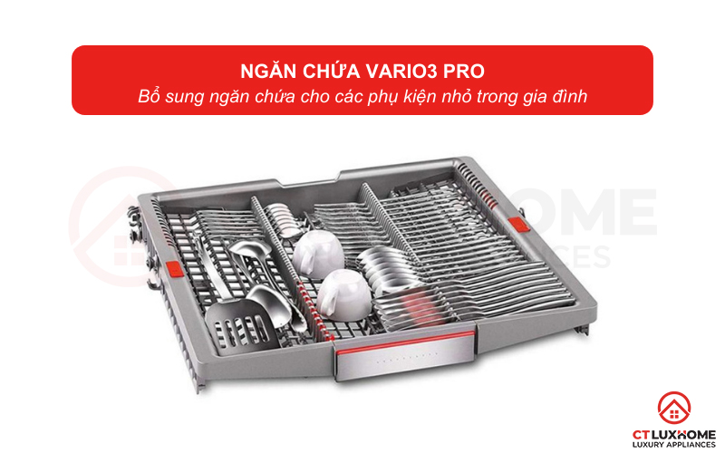 Vario3 Pro bổ sung ngăn chứa cho các phụ kiện nhỏ trong gia đình