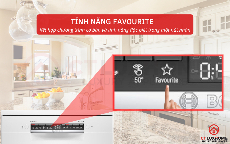 Kết hợp chương trình cơ bản và tính năng đặc biệt trong một nút nhấn duy nhất