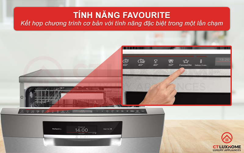 Kết hợp chương trình cơ bản và tính năng đặc biệt trong một nút ấn