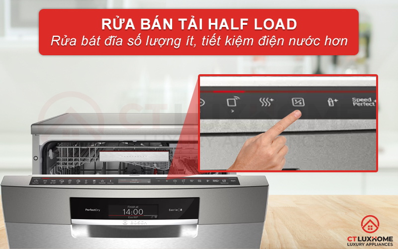 Kích hoạt rửa bán tải Hafl Loaf để rửa bát đĩa số lượng it
